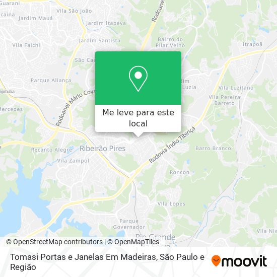 Tomasi Portas e Janelas Em Madeiras mapa