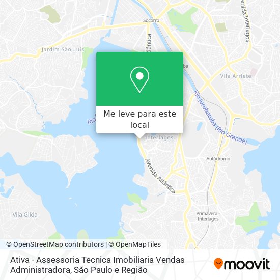 Ativa - Assessoria Tecnica Imobiliaria Vendas Administradora mapa