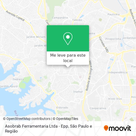 Asobrab Ferramentaria Ltda - Epp mapa