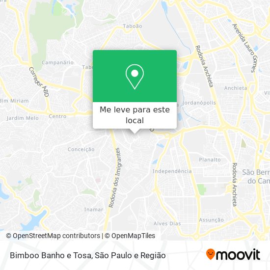 Bimboo Banho e Tosa mapa