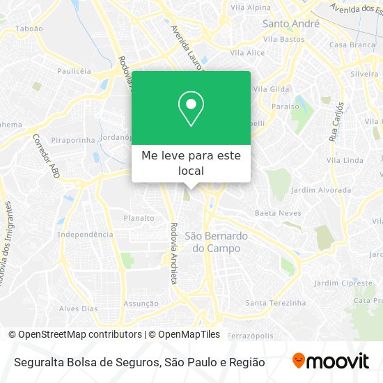 Seguralta Bolsa de Seguros mapa