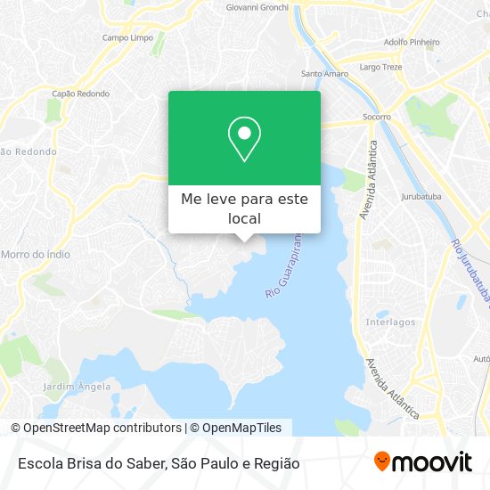 Escola Brisa do Saber mapa