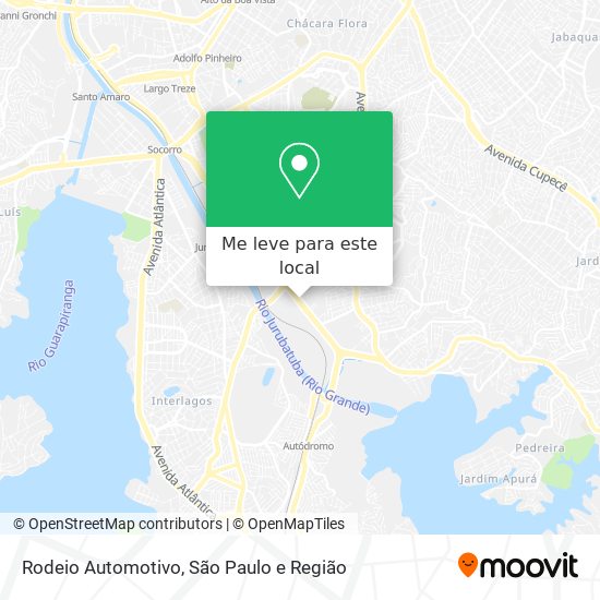 Rodeio Automotivo mapa