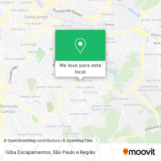 Giba Escapamentos mapa