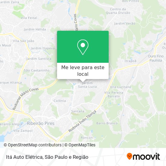 Itá Auto Elétrica mapa