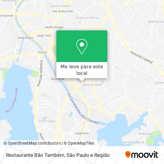 Restaurante Bão Também mapa