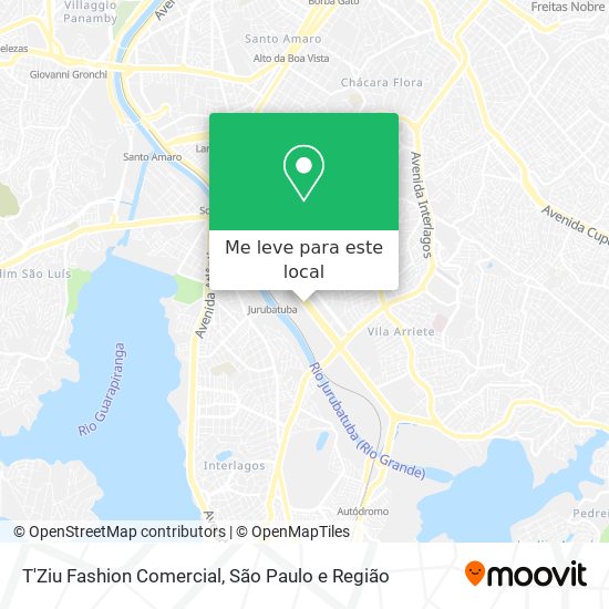 T'Ziu Fashion Comercial mapa