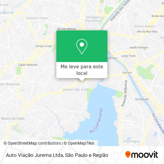 Auto Viação Jurema Ltda mapa