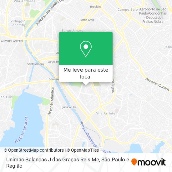 Unimac Balanças J das Graças Reis Me mapa