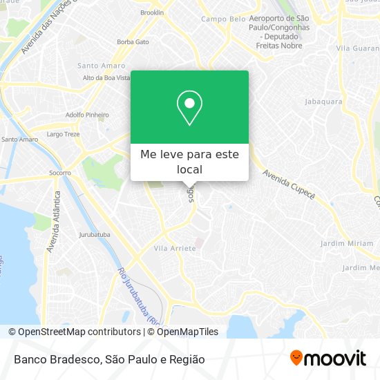 Banco Bradesco mapa