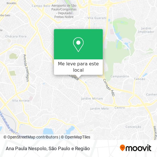 Ana Paula Nespolo mapa