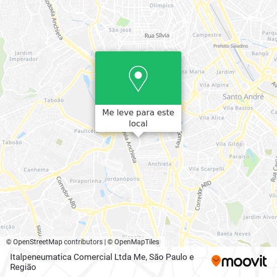 Italpeneumatica Comercial Ltda Me mapa