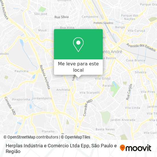 Herplas Indústria e Comércio Ltda Epp mapa