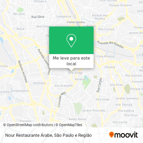 Nour Restaurante Árabe mapa