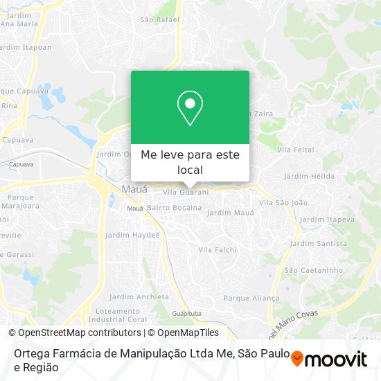 Ortega Farmácia de Manipulação Ltda Me mapa