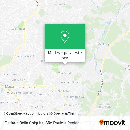 Padaria Bella Chiquita mapa