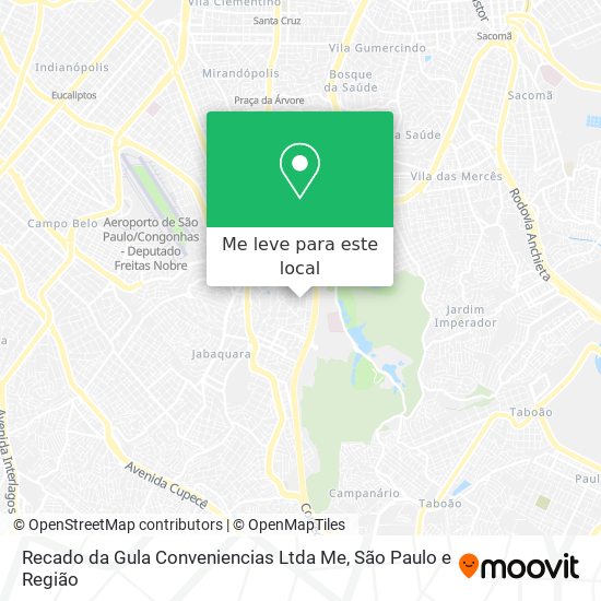 Recado da Gula Conveniencias Ltda Me mapa