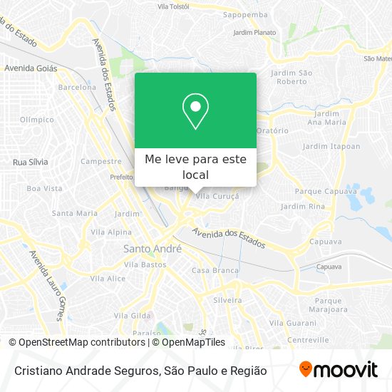 Cristiano Andrade Seguros mapa