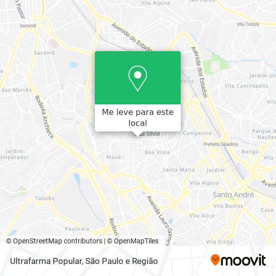 Ultrafarma Popular mapa