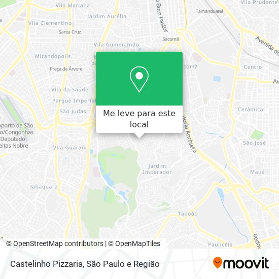 Castelinho Pizzaria mapa