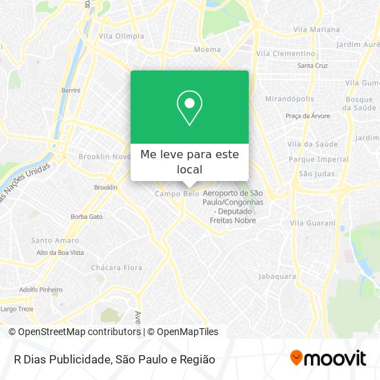 R Dias Publicidade mapa