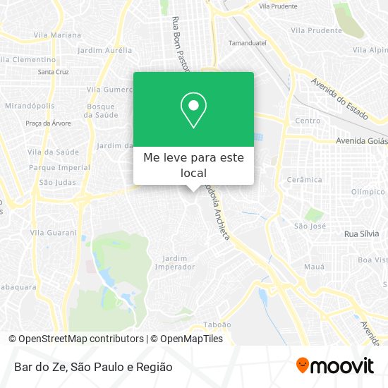 Bar do Ze mapa