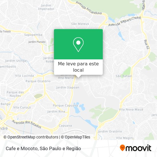 Cafe e Mocoto mapa