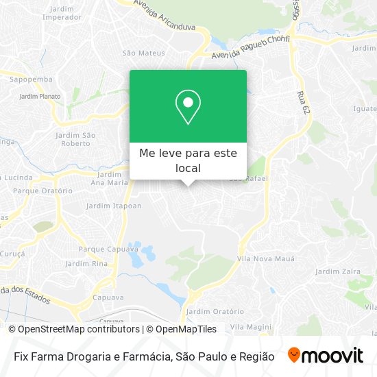 Fix Farma Drogaria e Farmácia mapa