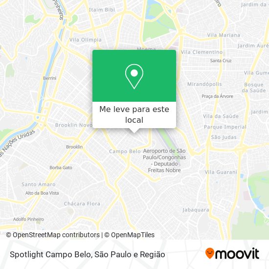 Spotlight Campo Belo mapa