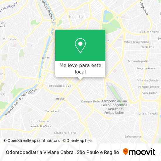 Odontopediatria Viviane Cabral mapa