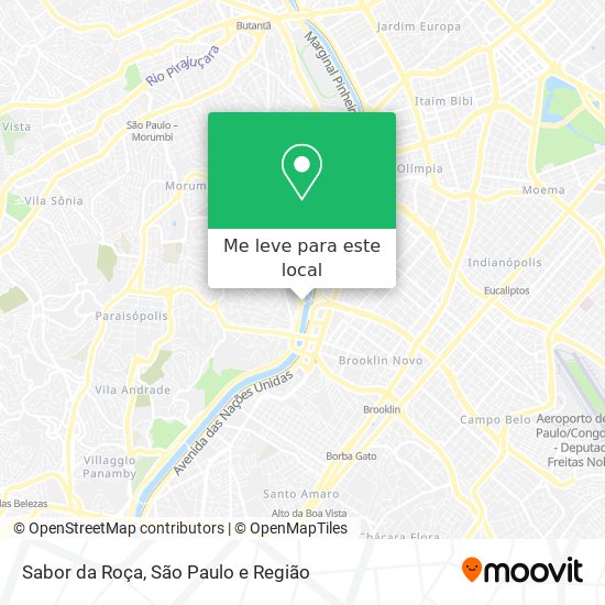 Sabor da Roça mapa