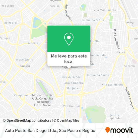 Auto Posto San Diego Ltda. mapa