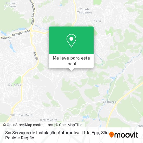 Sia Serviços de Instalação Automotiva Ltda Epp mapa