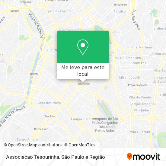 Associacao Tesourinha mapa