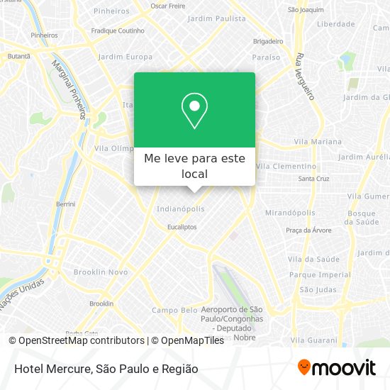 Hotel Mercure mapa