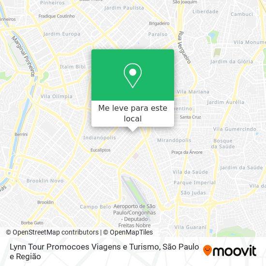 Lynn Tour Promocoes Viagens e Turismo mapa