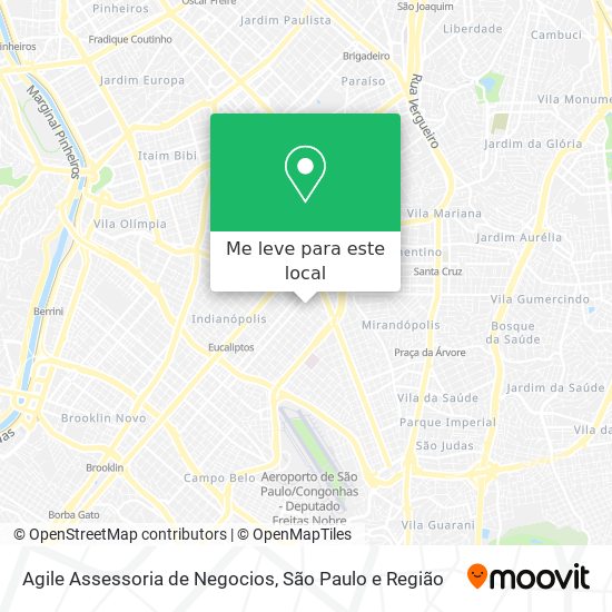 Agile Assessoria de Negocios mapa