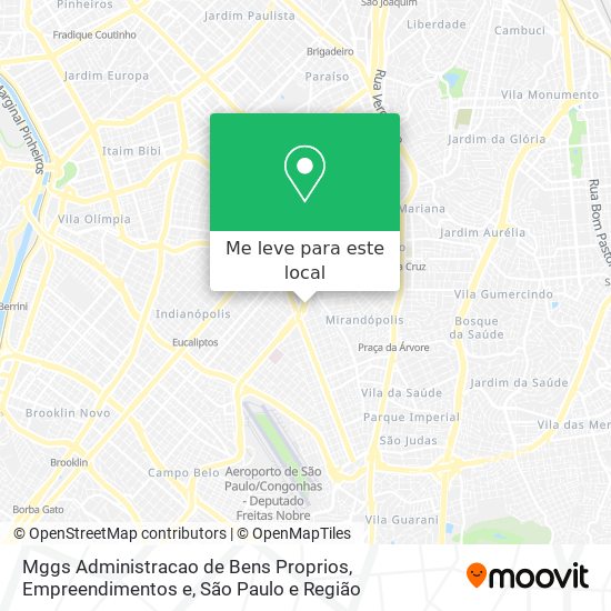 Mggs Administracao de Bens Proprios, Empreendimentos e mapa