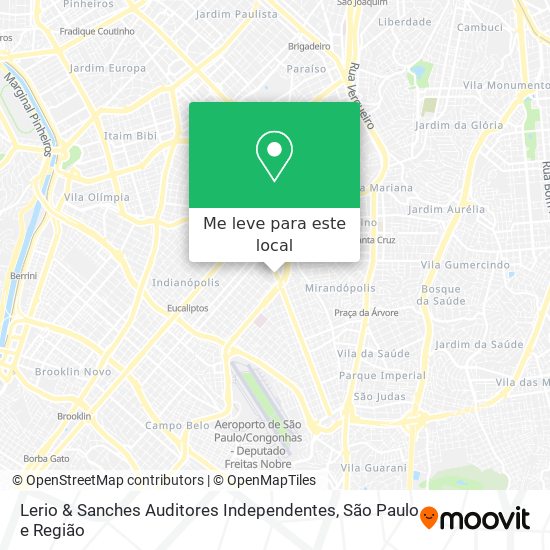 Lerio & Sanches Auditores Independentes mapa