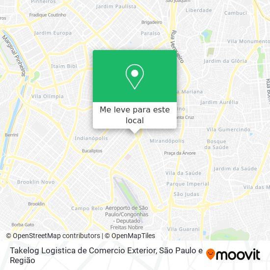 Takelog Logistica de Comercio Exterior mapa