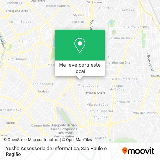 Yusho Assessoria de Informatica mapa