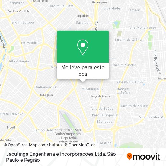 Jacutinga Engenharia e Incorporacoes Ltda mapa