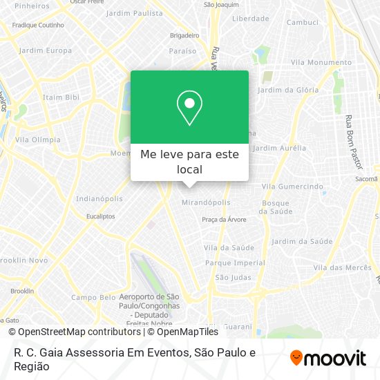 R. C. Gaia Assessoria Em Eventos mapa