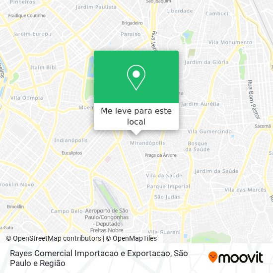 Rayes Comercial Importacao e Exportacao mapa