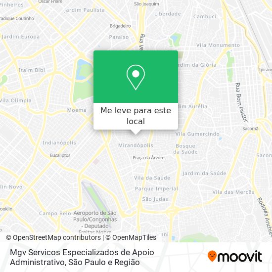Mgv Servicos Especializados de Apoio Administrativo mapa
