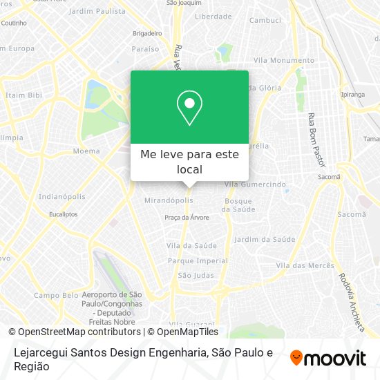 Lejarcegui Santos Design Engenharia mapa