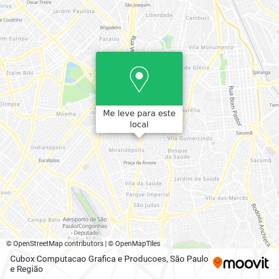 Cubox Computacao Grafica e Producoes mapa