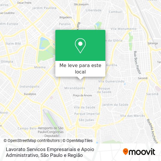 Lavorato Servicos Empresariais e Apoio Administrativo mapa