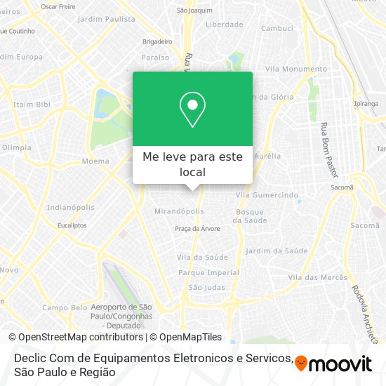 Declic Com de Equipamentos Eletronicos e Servicos mapa