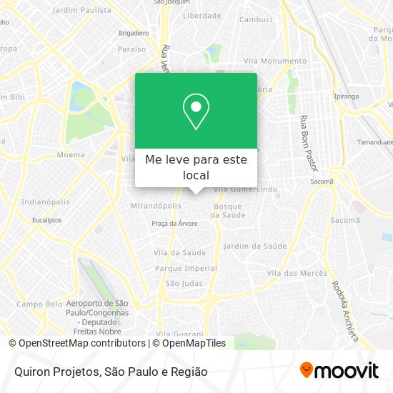 Quiron Projetos mapa